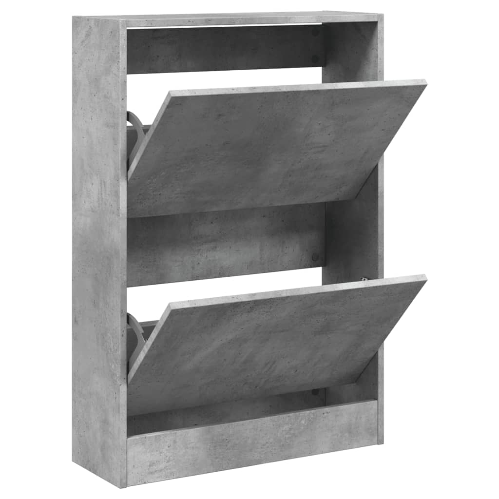 VidaXL shoe cabinet 60x21x87.5 cm Processed wood concrete price