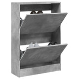 VidaXL shoe cabinet 60x21x87.5 cm Processed wood concrete price