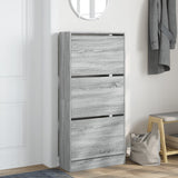 Armoire à chaussures Vidaxl 60x21x125.5 cm Produit en bois Grey Sonoma Oak