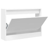 Vidaxl Cabinet da scarpe 80x21x57 cm White White