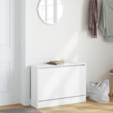 VidaXL Shoe cabinet 80x21x57 cm Properted Wood White