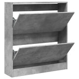 VidaXL shoe cabinet 80x21x87.5 cm Processed wood concrete price