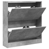 VidaXL shoe cabinet 80x21x87.5 cm Processed wood concrete price