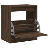 VidaXL shoe cabinet 60x42x69 cm processed wood brown oak color