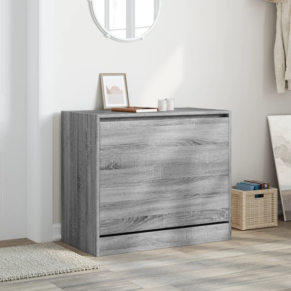 Szafka buta vidaxl 80x42x69 cm Cut Wood Grey Sonoma Oak w kolorze