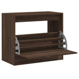 VidaXL shoe cabinet 80x42x69 cm Cut wood brown oak color