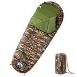 Vidaxl Sleeping bag Mummy for Adults Camping 3 Seasons