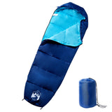 Vidaxl Sleeping bag Mummy for Adults Camping 3 Seasons