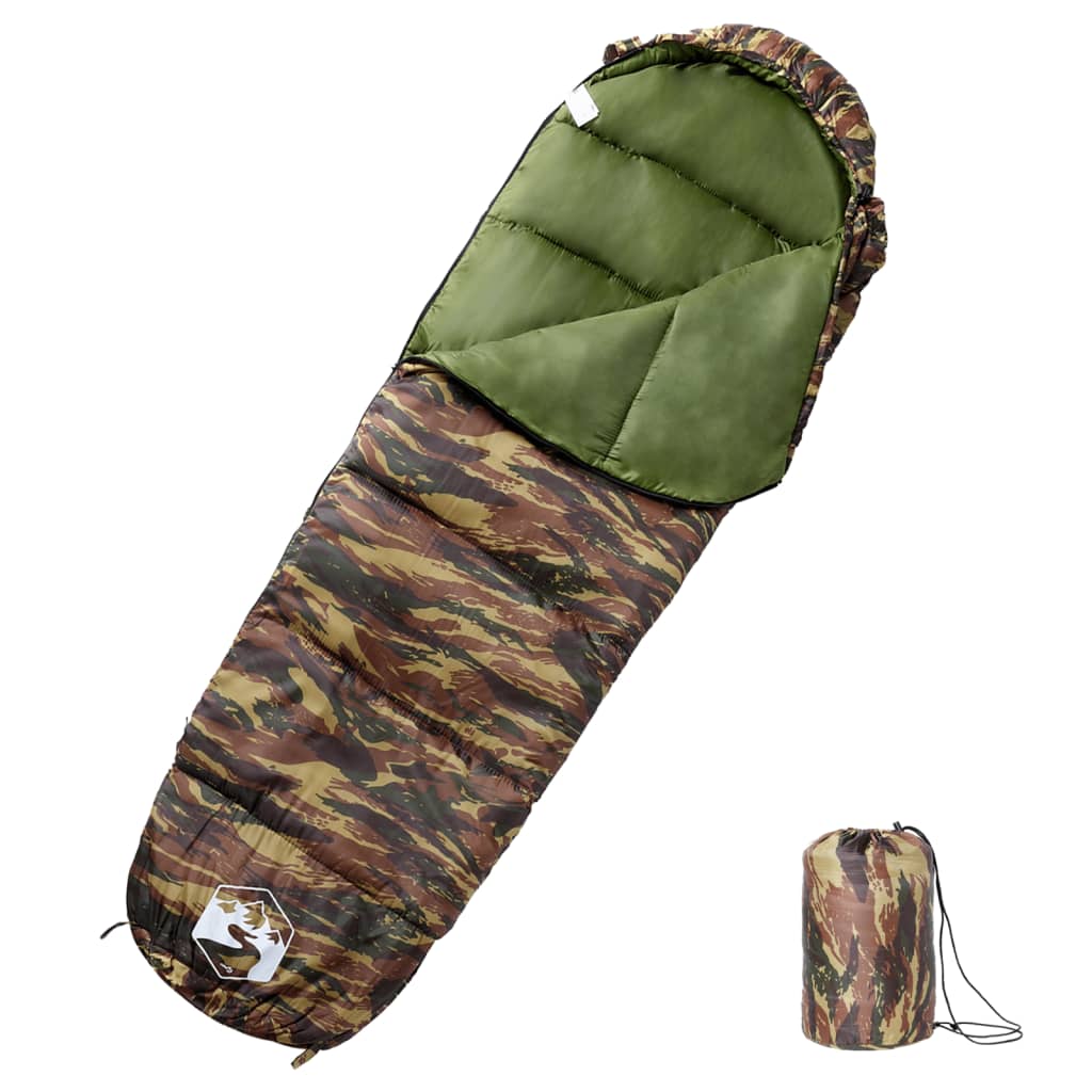 Vidaxl Sleeping bag Mummy for Adults Camping 3 Seasons