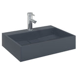 Vidaxl Washbasin 50x38x11 cm mineralni liti marmor liti antracit