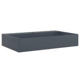 VidaXL Washbasin 60x38x11 cm Mineral cast marble cast anthracite