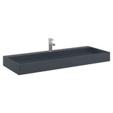 Vidaxl Washbasin 120x46x11 cm mineralni liti marmor liti antracit