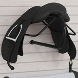 Vidaxl Saddle Rack Wall -Montered Iron Black