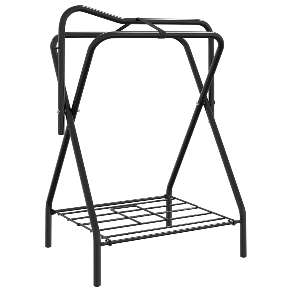 VidaXL saddle rack Collapsible detached iron black