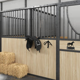 Vidaxl Bridle Holder Mur-MountEd Fir Black