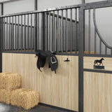 Vidaxl Bridle Holder Wall -Montert jern svart