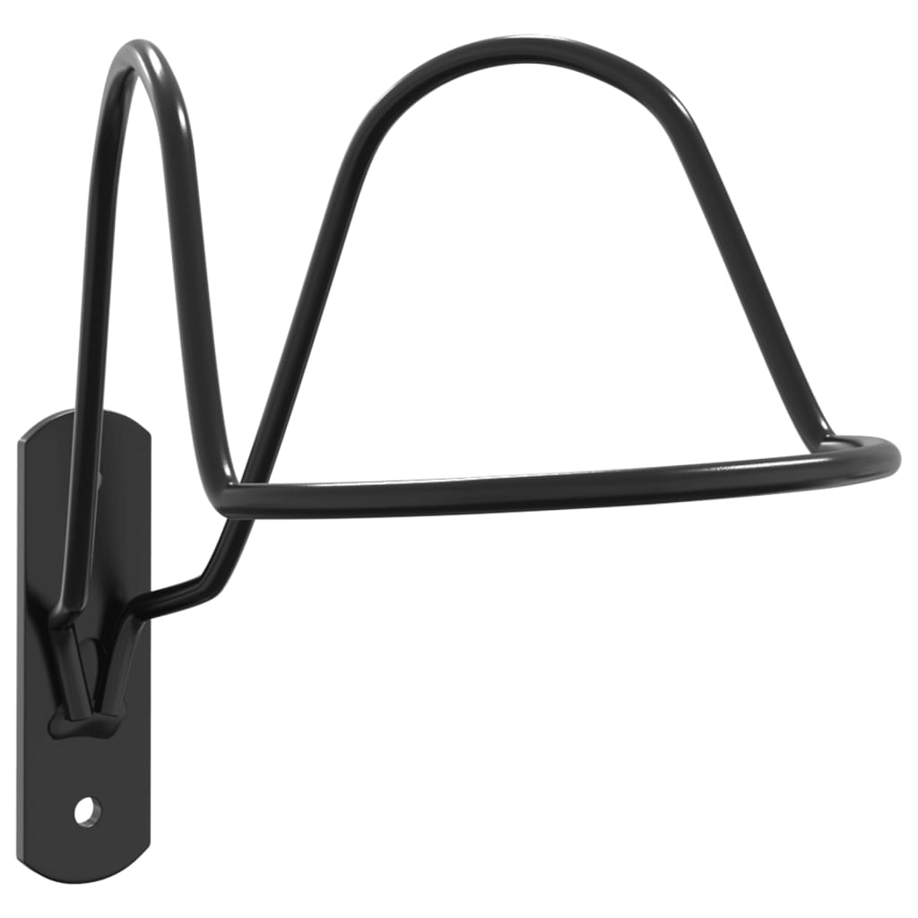 Vidaxl Helmrek para el montaje de pared ecuestre de acero negro