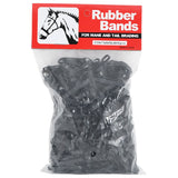 VidaXL Haarelastiekjes Horse 500 St Silicone Black