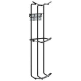 Vidaxl Holder de obstáculos 2 st de acero negro