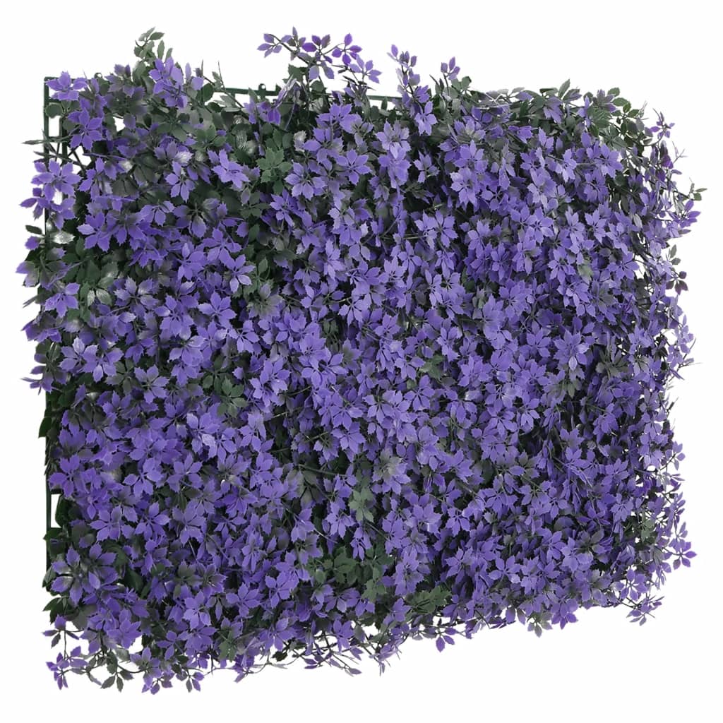 VidaXL gate with artificial leaves 24 st 40x60 cm purple