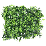 VidaXL fence with artificial leaves 24 st 40x60 cm green