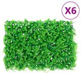 Vidaxl Gate mat kënschtlecher Fern Leaf 6 PC 40x60 cm gréng