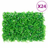 Vidaxl Gate con foglia di felce artificiale 24 ST 40x60 cm verde