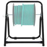 Vidaxl Hose Reel Auto 48 cm 45 kg Pudder -coated Stol schwaarz