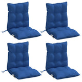 Vidaxl Chair cushions 4 pcs low back Oxford fabric royal blue