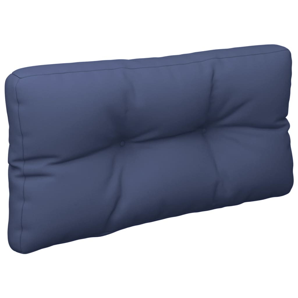 Vidaxl Pallet cushion 80x40x12 cm Fabric Marine blue