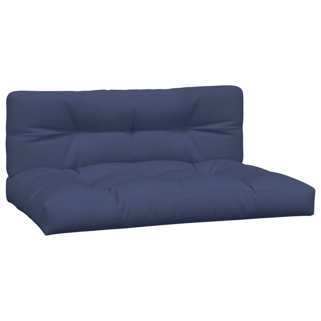 Vidaxl Pallet cushions 2 st fabric marine blue