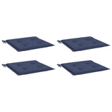 Vidaxl Palletpuder 4 ST 50X50X3 CM Oxford Fabric Marine Blue