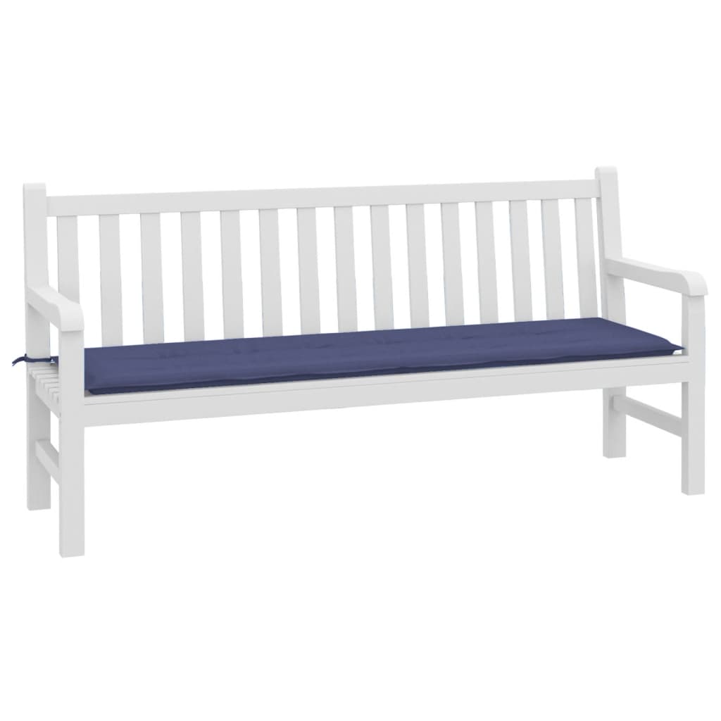 Vidaxl Garden Bench Poduszka 180x50x3 Cm Oxford Fabric Blue