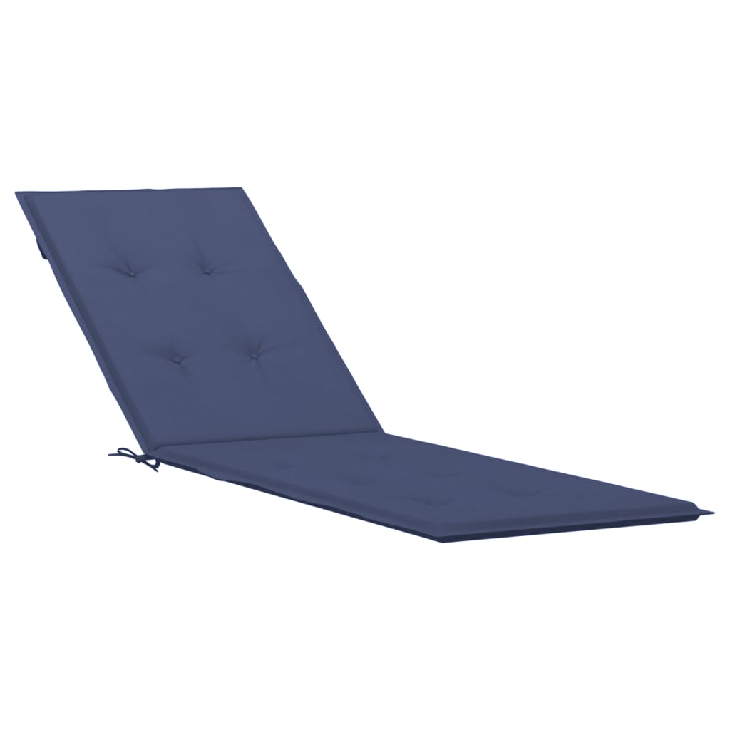 Vidaxl Patio Stol Pushion Oxford Stof Marine Blue