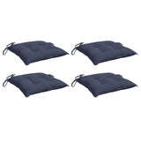 Vidaxl Stull Këssen 4 PCs 40x4xx7 cm Oxford Stoff Marine blo