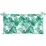 Vidaxl Garden Bench Cushion 100x50x7 cm Oxford Fabric Leaf Pattern