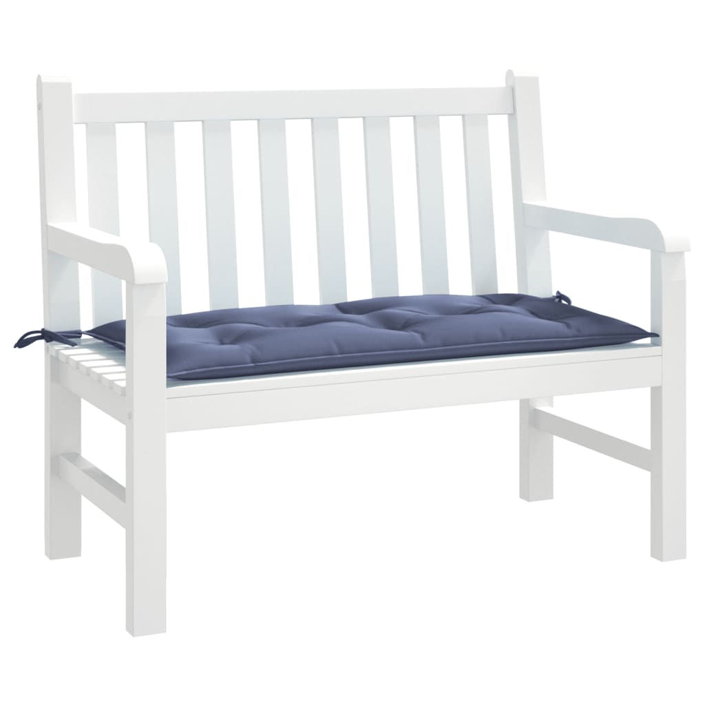 Vidaxl Garden Bench Pushion 100x50x7 cm Oxford Fabric Marine Blue