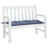 Vidaxl jardin banc coussin 100x50x7 cm oxford tissu marin bleu