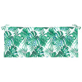 Vidaxl Garden bench cushion 120x50x7 cm Oxford fabric leaf pattern