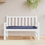 VIDAXL Garden Bench blazina 120x50x7 cm Oxford tkanina morska modra