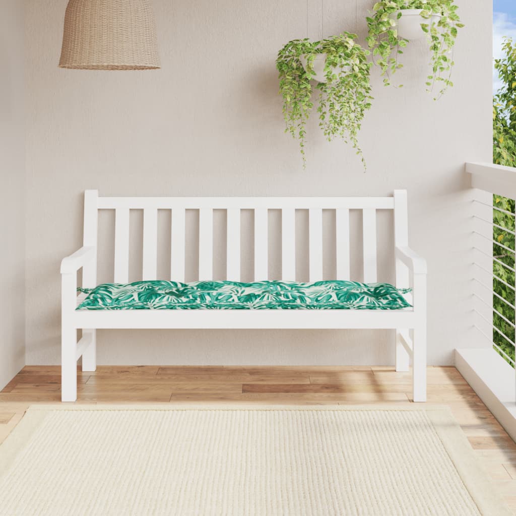 Vidaxl Garden Bench Pushion 150x50x7 cm Oxford stofbladmønster