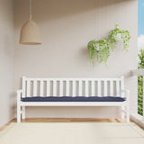 Vidaxl Garden Bench Poduszka 200x50x7 CM Oxford Fabric Blue