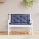 Vidaxl Garden Banc Cushions 2 St 100x50x7 cm Oxford tissu marin bleu