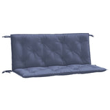 Vidaxl Garden Bench Poduszki 2 szt. 120x50x7 cm Oxford Matericle Blue