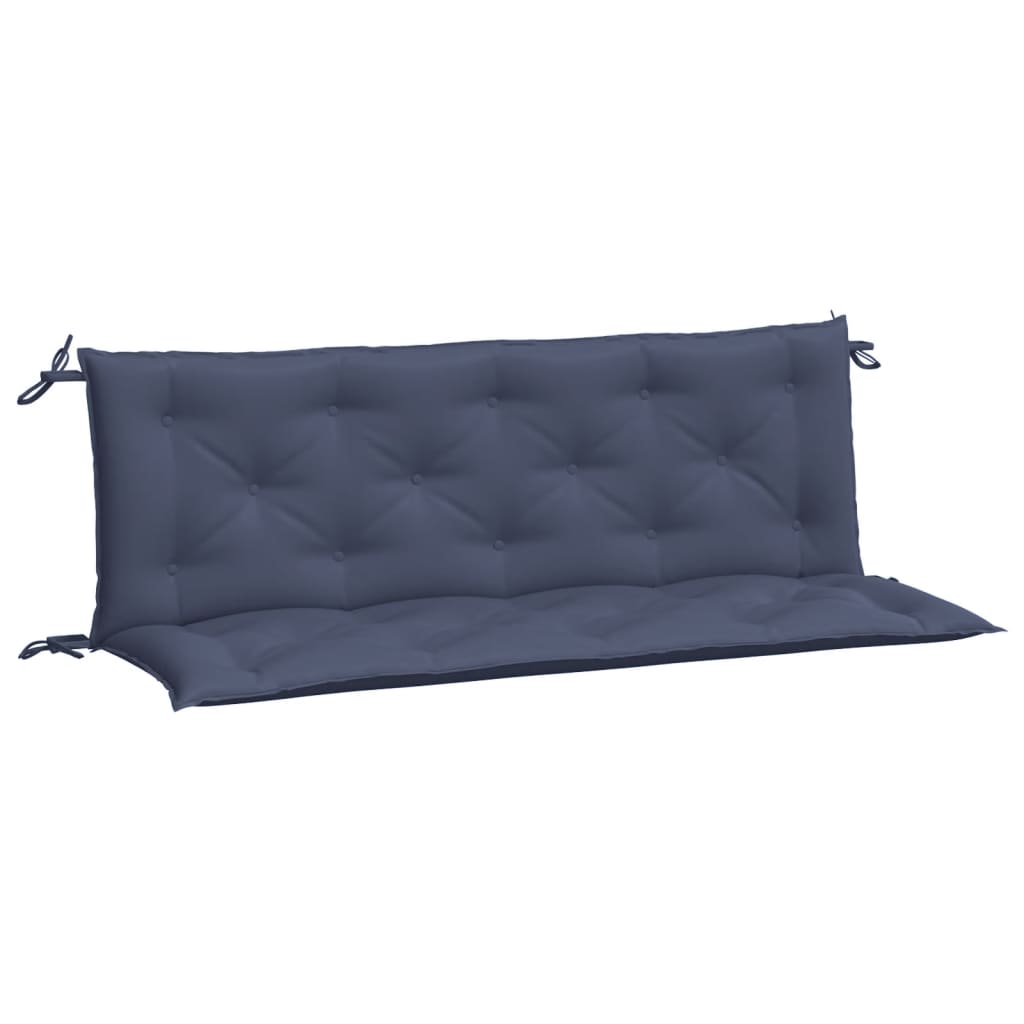 Vidaxl Garden Bench polštáře 2 st 150x50x7 cm Oxford Fabric Marine Blue