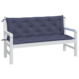 Vidaxl Garden bench cushions 2 st 150x50x7 cm Oxford fabric marine blue