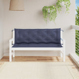 Vidaxl Garden Banc Cushions 2 St 150x50x7 cm Oxford tissu marin bleu