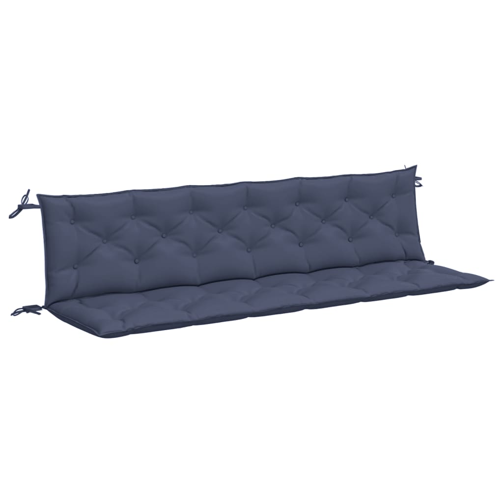 Vidaxl Garden Bench Poduszki 2 ST 200x50x7 CM Oxford Fabric Blue