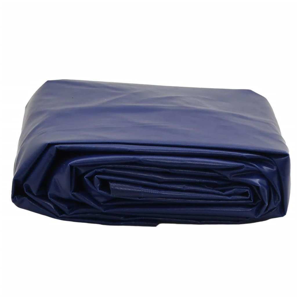 VidaXL Dekzeil 650 g m² 1x2,5 m blauw