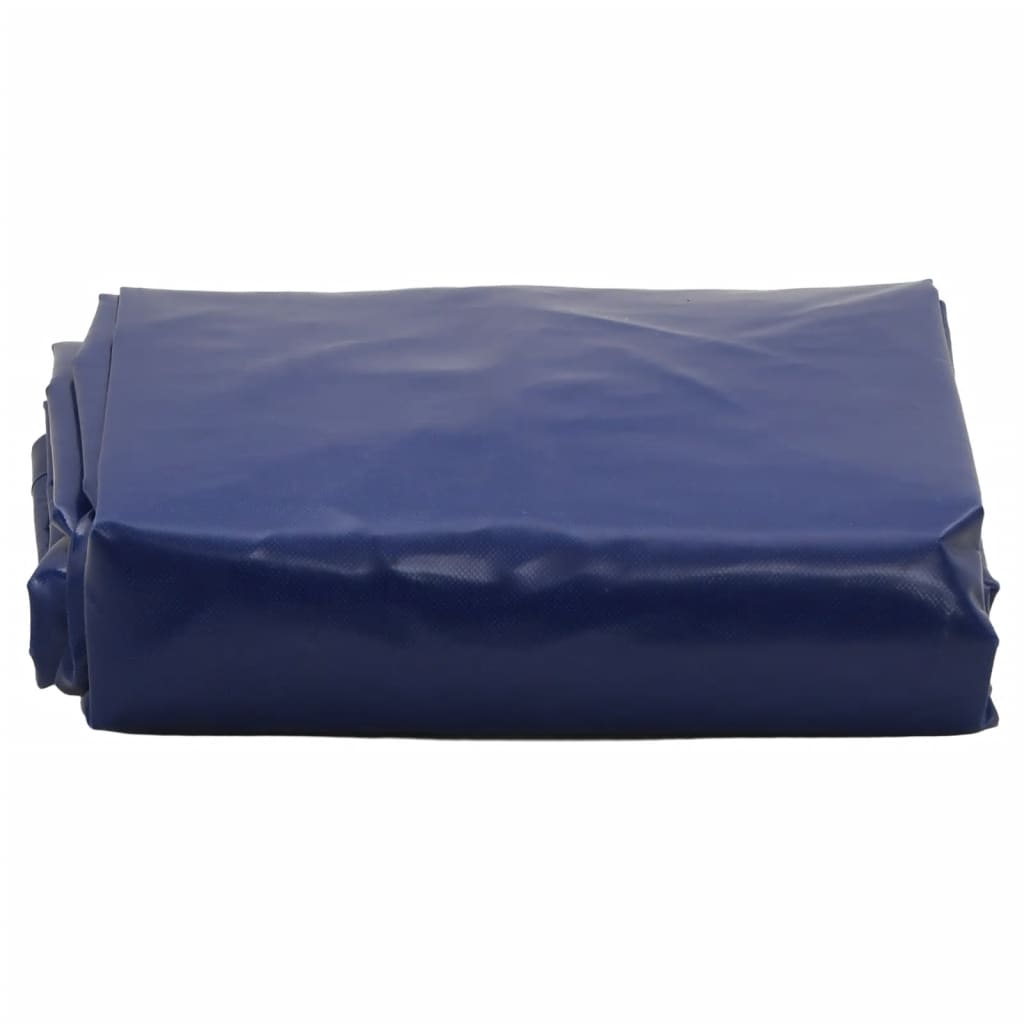 VidaXL Dekzeil 650 g m² 5x6 m blauw